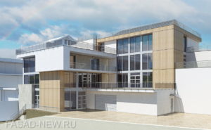 Дизайн фасада дома из газобетона 04_01