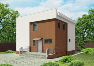 Дизайн фасада загородного дома 04_02 WFX713 WFX4610 (др6816)